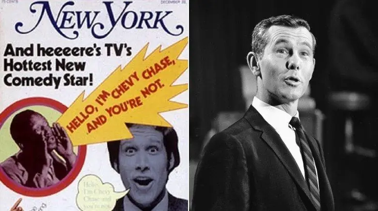 Обложка журнала Chevy Chase New York, Джонни Карсон
