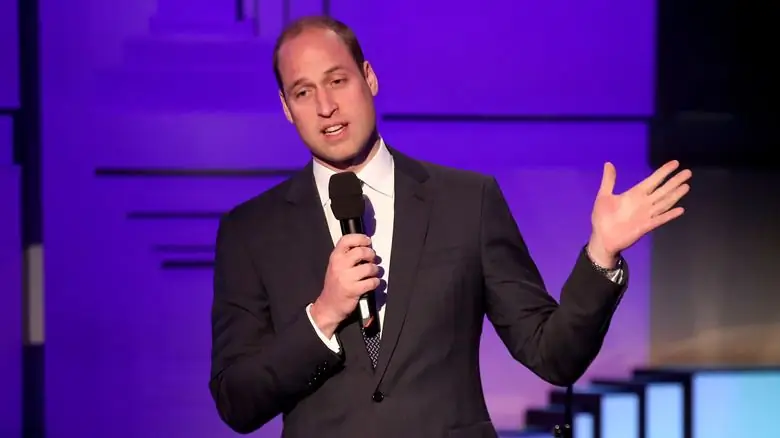 Принц Уильям говорит