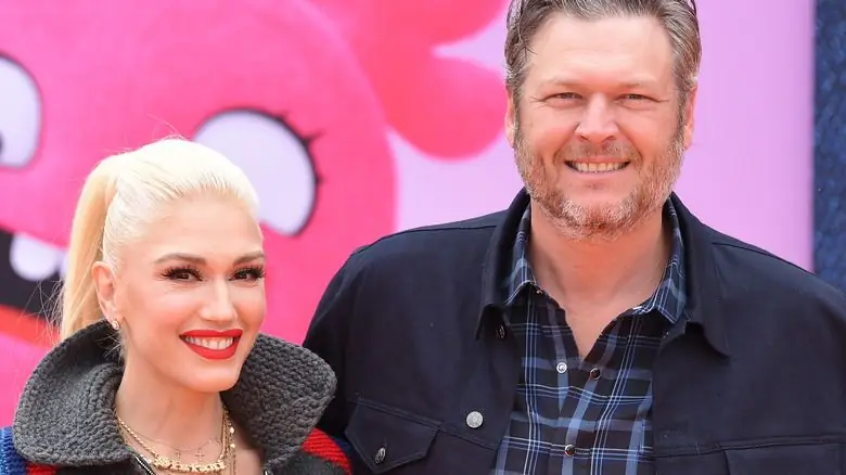 Гвен Стефани и Блейк Шелтон на премьере «Гадких кукол»