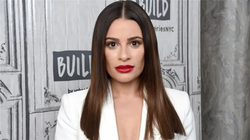 Леа Мишель на выставке AOL Build Series в Нью-Йорке Леа Мишель на выставке AOL Build Series в Нью-Йорке