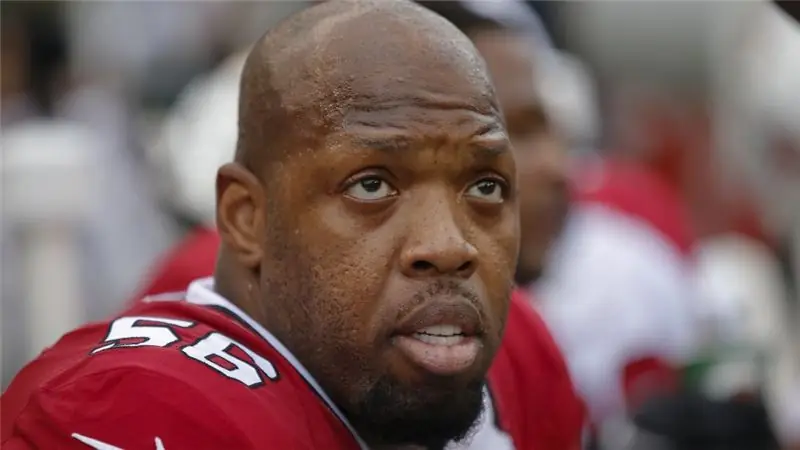 Террелл Саггс на поле за Arizona Cardinals Террелл Саггс на поле за Arizona Cardinals