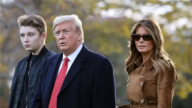 Бэррон, Дональд и Мелания Трамп Бэррон, Дональд и Мелания Трамп