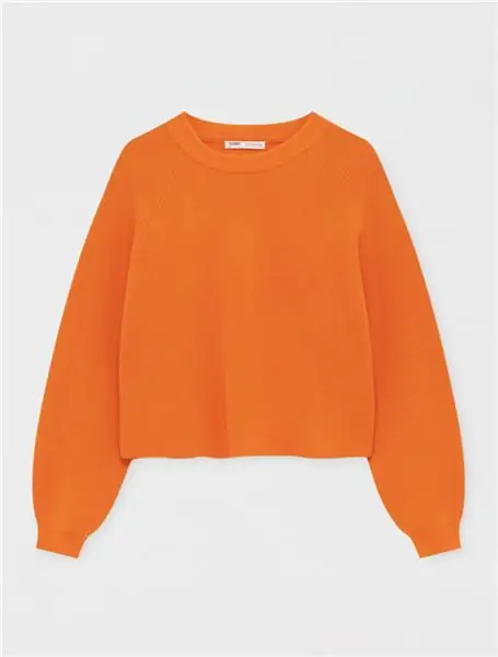 Оранжевый джемпер от Pull & Bear