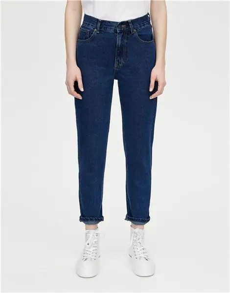 Базовые джинсы mom fit