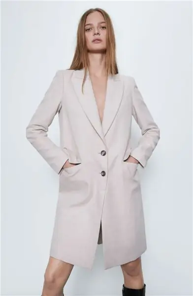 пальто Zara прямого кроя пальто Zara прямого кроя