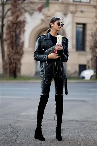 total-black-осенняя мода-образы total-black-осенняя мода-образы