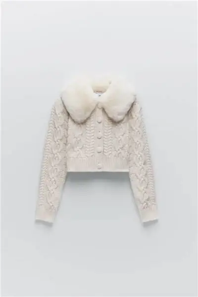 Жакет крупной вязки, Zara Жакет крупной вязки, Zara
