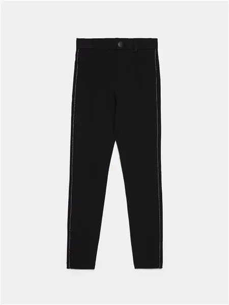 леггинсы-черный-zara. Черные леггинсы с драгоценными камнями по бокам леггинсы-черный-zara. Черные леггинсы с драгоценными камнями по бокам