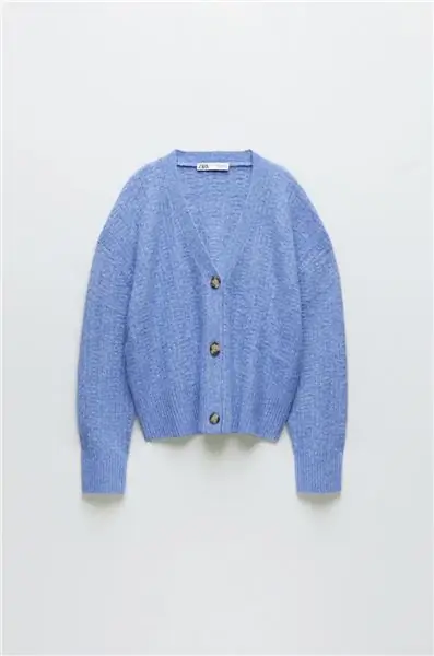 Синий кардиган Zara
