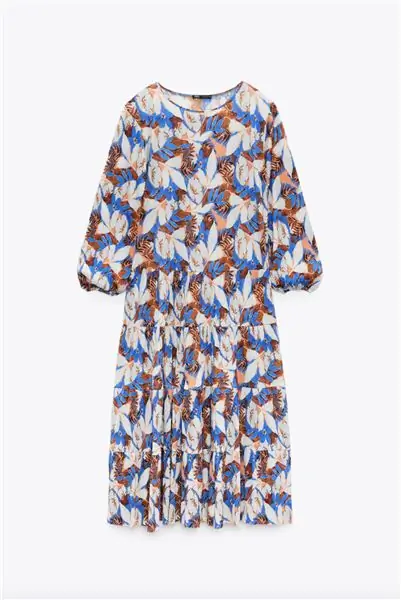 платье Zara с принтом