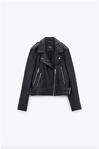 байкерская куртка Zara