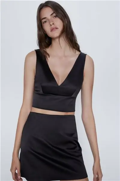 satinada19, 95. Черная атласная мини-юбка Zara satinada19, 95. Черная атласная мини-юбка Zara