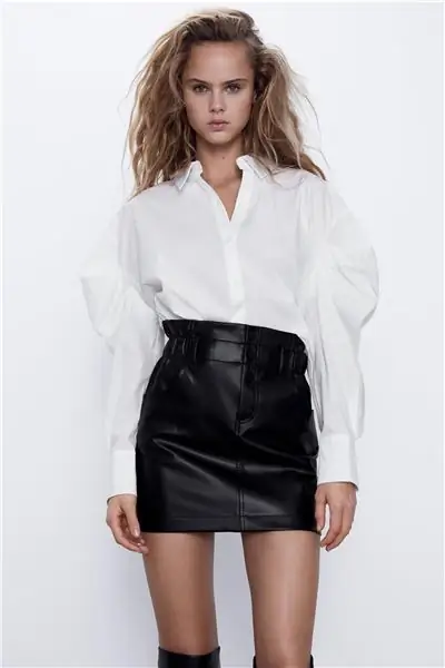 5427150800 2 1 1. Черная мини-юбка Zara с эффектом кожи 5427150800 2 1 1. Черная мини-юбка Zara с эффектом кожи