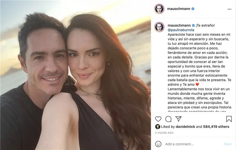 Маурисио Охманн и Паулина Буррола Маурисио Охманн и Паулина Буррола