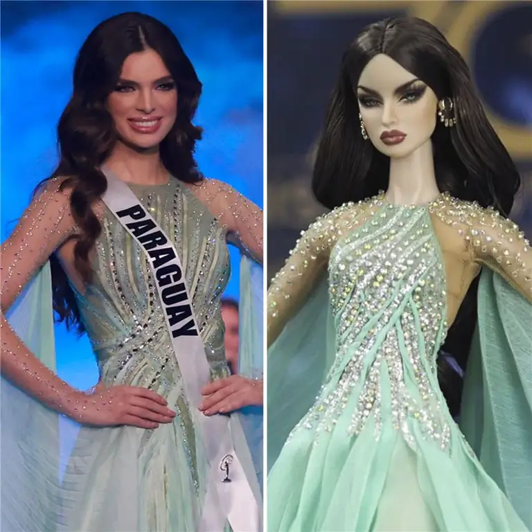 Надя Феррейра и кукла