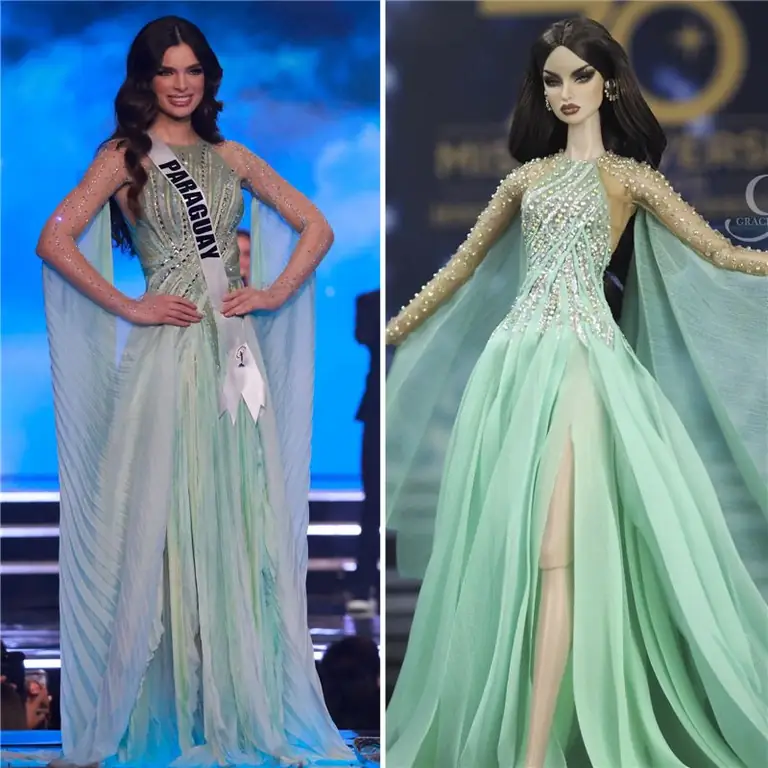 Надя Феррейра и кукла