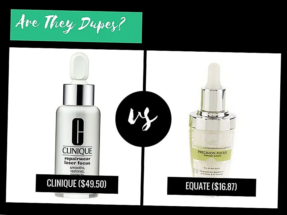 Являются ли они духами? Clinique Repairwear Laser Focus VS Equate Beauty Precision Focus Морщины для сыворотки