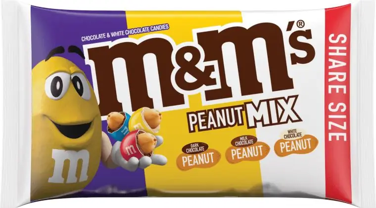Арахисовая смесь M&M содержит все необходимые ореховые оттенки в одном пакетике Арахисовая смесь M&M содержит все необходимые ореховые оттенки в одном пакетике