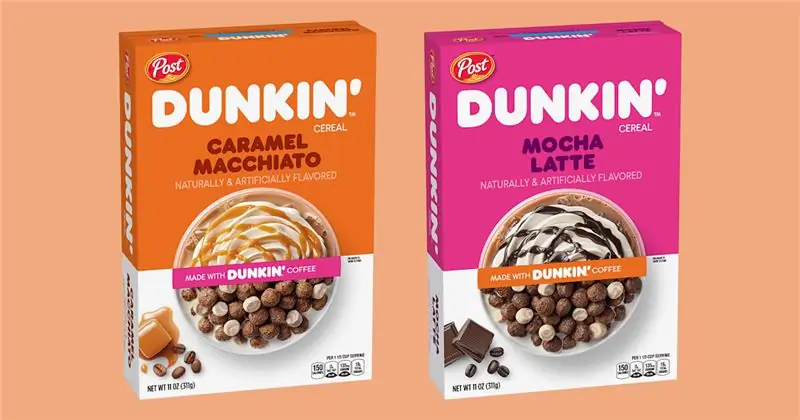 Dunkin' только что выпустила 2 хлопья со вкусом кофе с кофеином