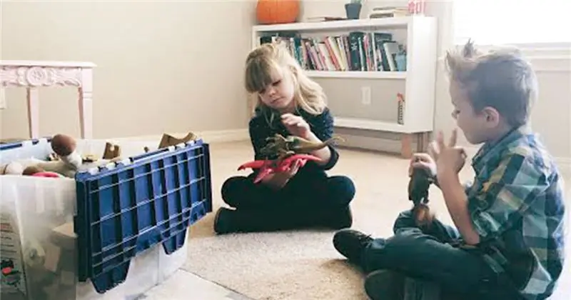 'Минималистский mom' раздает kids' игрушки для уборки дома