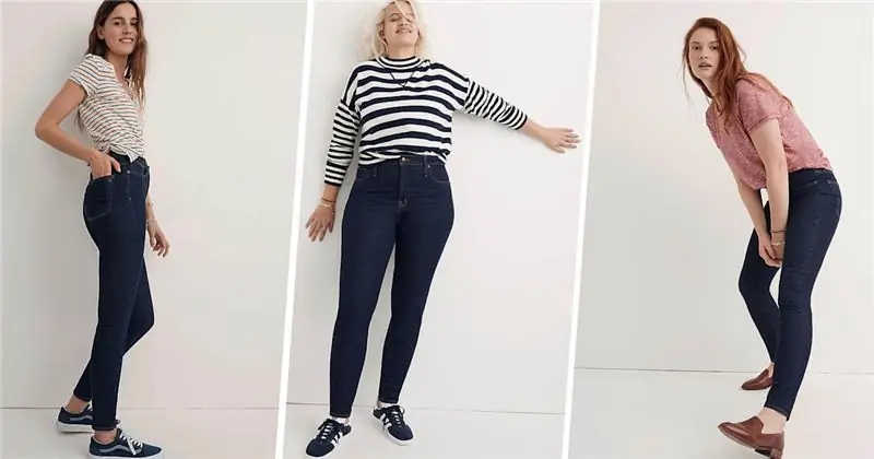 Дж. Crew, Madewell предлагают больше размеров джинсов, пышный джинсовый стиль