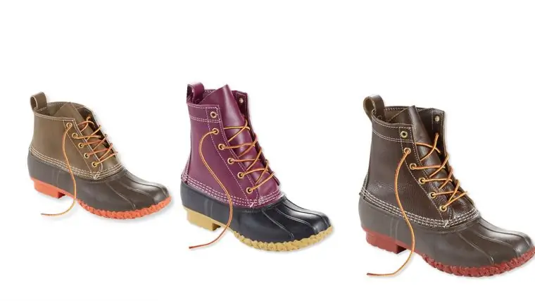 L. L. Bean: новые стили утиных ботинок L. L. Bean: новые стили утиных ботинок