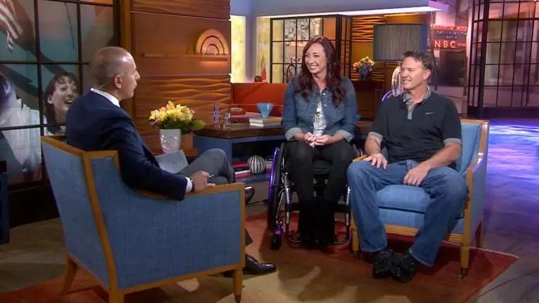 Ван Дайкен-Руэн и ее муж Том Руан