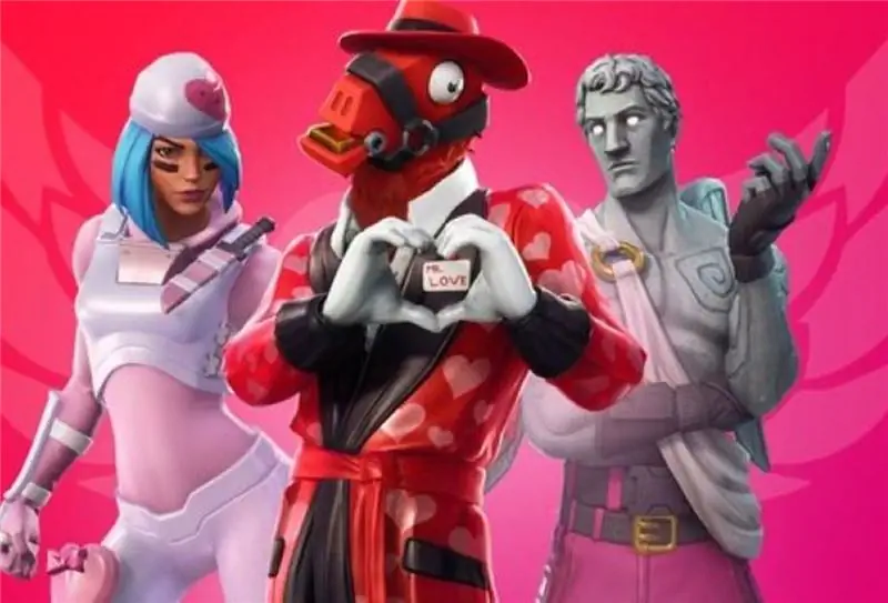 Утечка скинов Fortnite v11.50 выглядит как кроссовер ко Дню святого Валентина