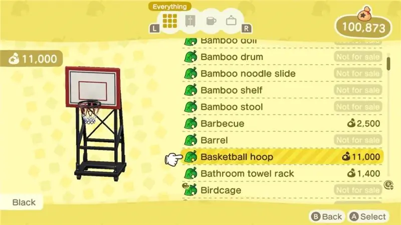 Animal Crossing: New Horizons: что делает баскетбольное кольцо?