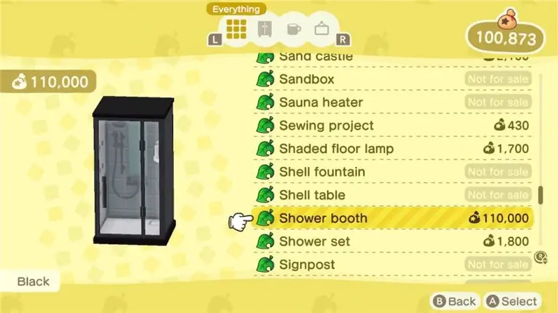 Animal Crossing: New Horizons: что делает душевая кабина?