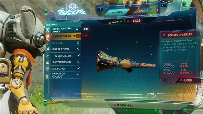 Трещотка & Кланк: Рифт Апарт: Разбрызгиватель для стрижки кустов