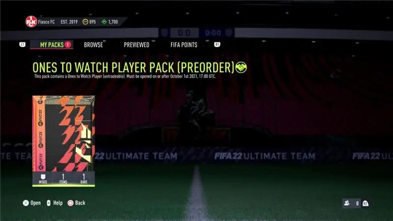 FIFA 22: пока не открывайте свои FUT Ones для просмотра пакета предзаказа