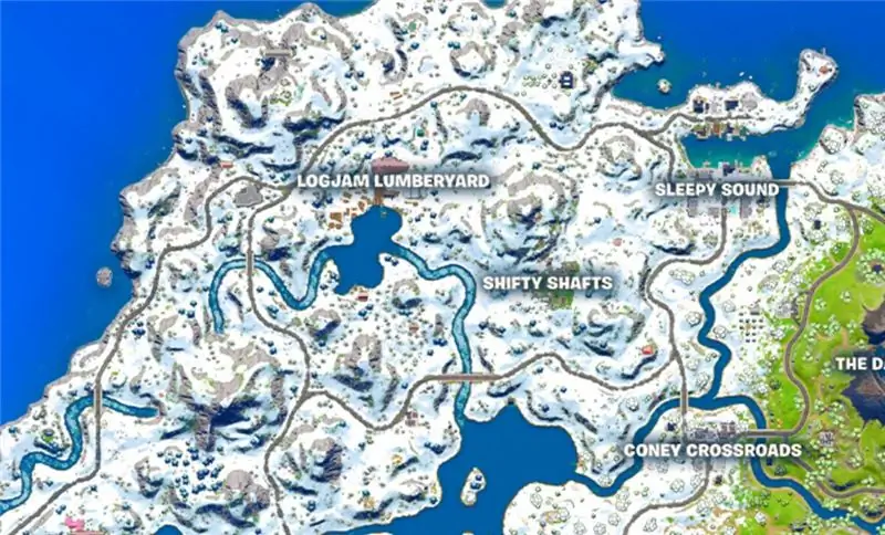 Fortnite: глава 3 - карта сезона 1: полный список POI & локаций