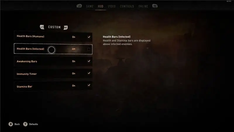 Dying Light 2: как отключить полоски здоровья