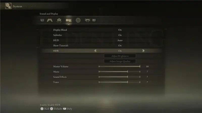 Elden Ring: как включить HDR