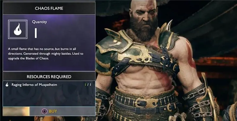 God of War Ragnarok: Где найти пламя хаоса