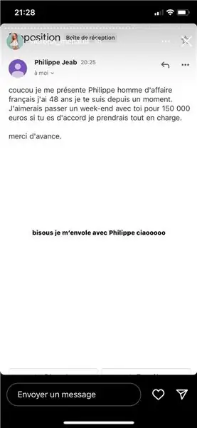 Виктория Мехо: с ней связался незнакомец, чтобы провести с ним выходные, говорит она