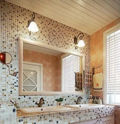 Как сделать фартук из мозаичной плитки?