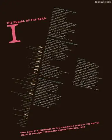 Как называются пять разделов поэмы Т.С. Элиота «Пустошь»?