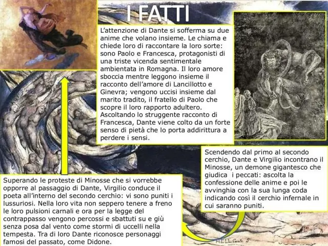 Почему Данте падает в обморок в конце песни 5?